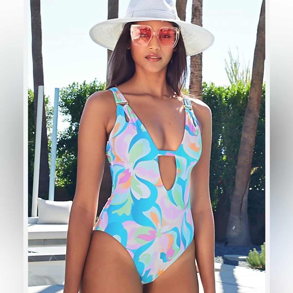Bacca by Rebecca virtue women’s All that Glitter one piece swimsuit